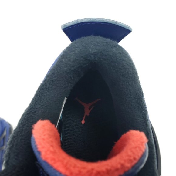 Nike Air Jordan 4 Retro BG Winterized Loyal Blue Boys Shoes Youth Size 4.5Y Kids - Picture 2 of 11